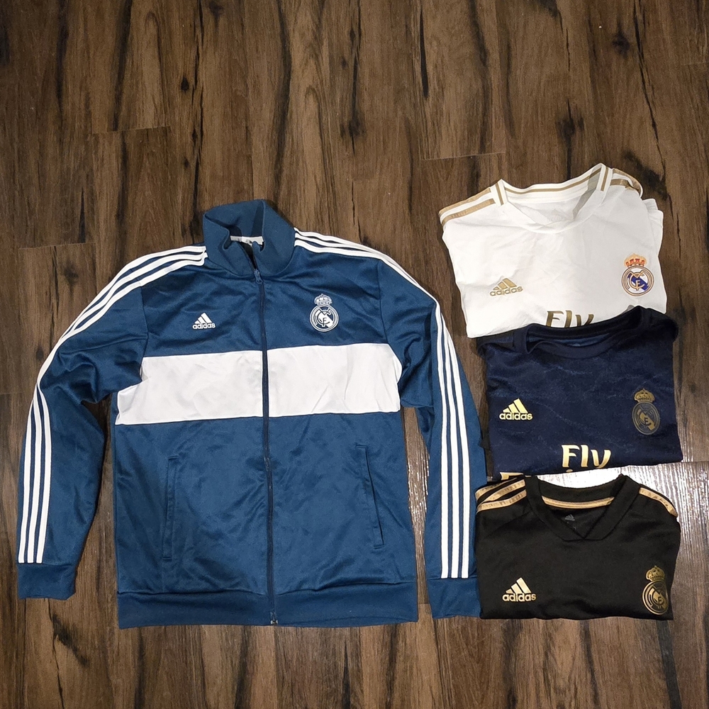 Adidas Real Madrid Jacket and Jerseys Set